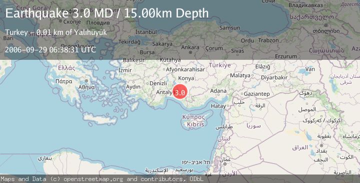 Map of WESTERN TURKEY