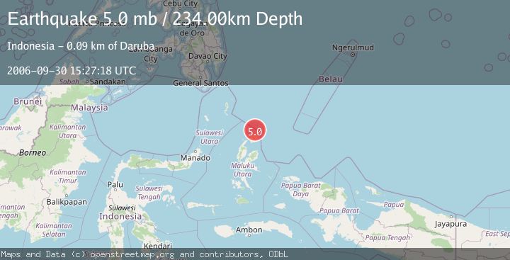Map of HALMAHERA, INDONESIA