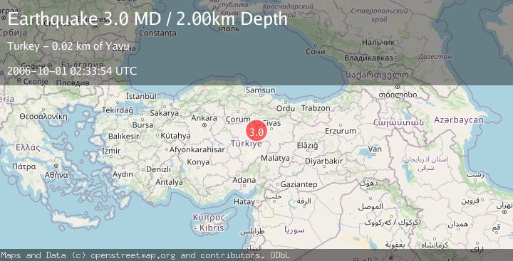 Map of CENTRAL TURKEY