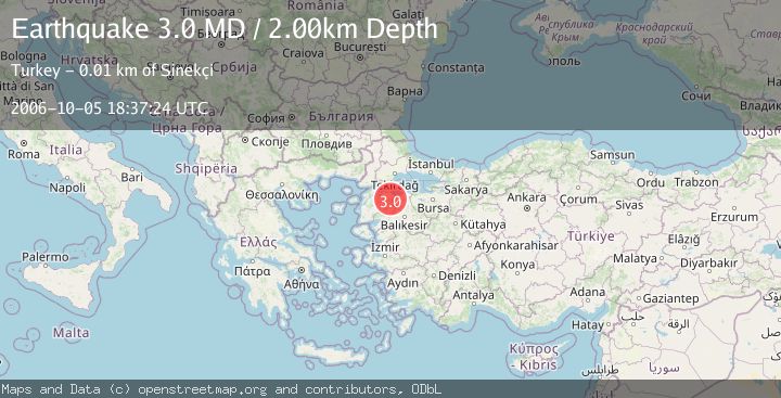 Map of WESTERN TURKEY