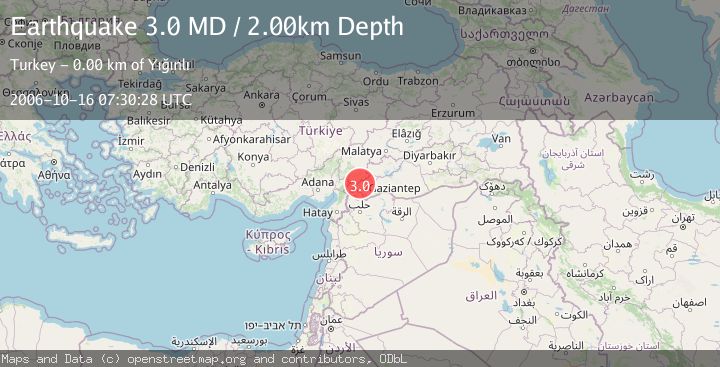 Map of CENTRAL TURKEY