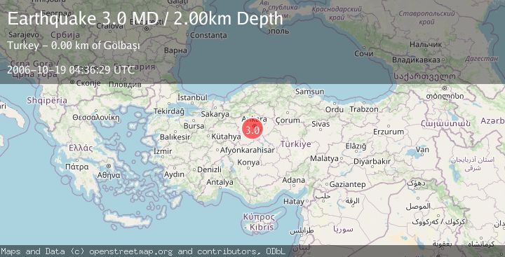 Map of CENTRAL TURKEY