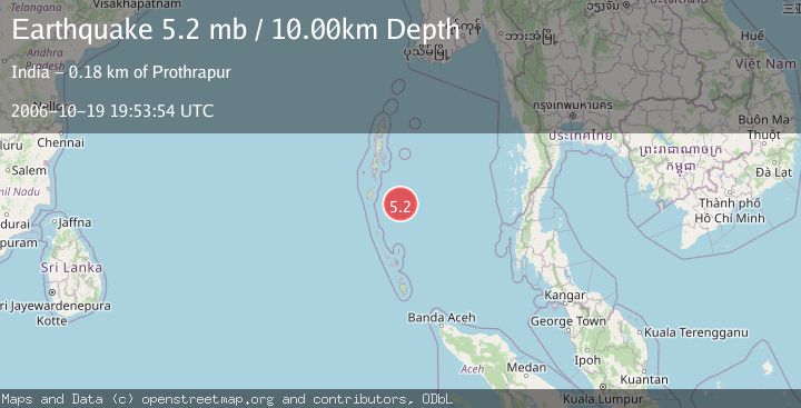 Map of ANDAMAN ISLANDS, INDIA REGION