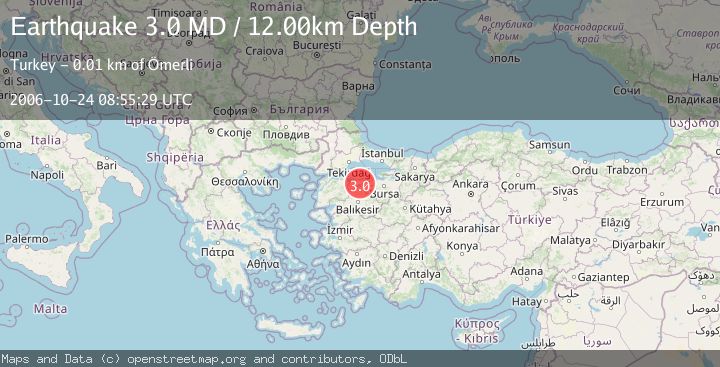 Map of WESTERN TURKEY
