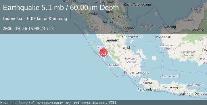 Map of KEP. MENTAWAI REGION, INDONESIA