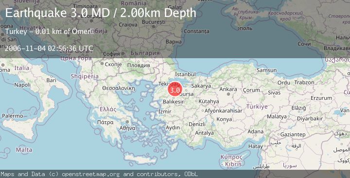 Map of WESTERN TURKEY