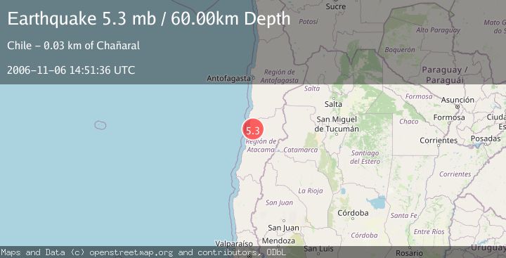 Map of ATACAMA, CHILE