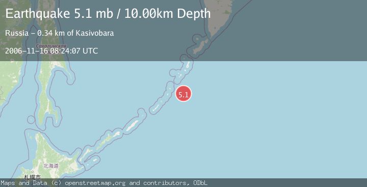 Map of KURIL ISLANDS