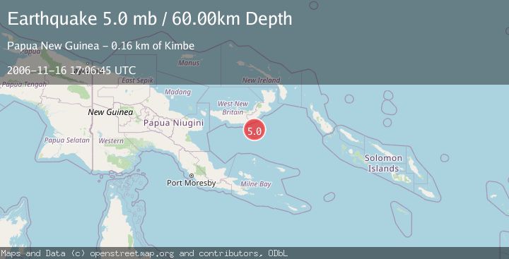 Map of NEW BRITAIN REGION, P.N.G.