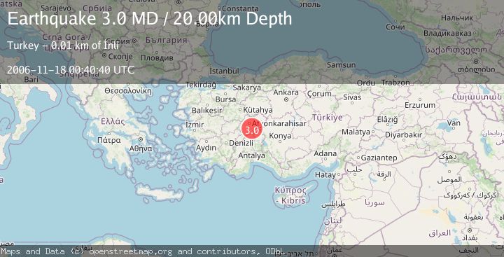Map of WESTERN TURKEY