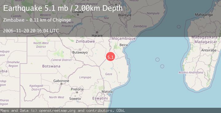 Map of MOZAMBIQUE