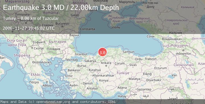 Map of CENTRAL TURKEY