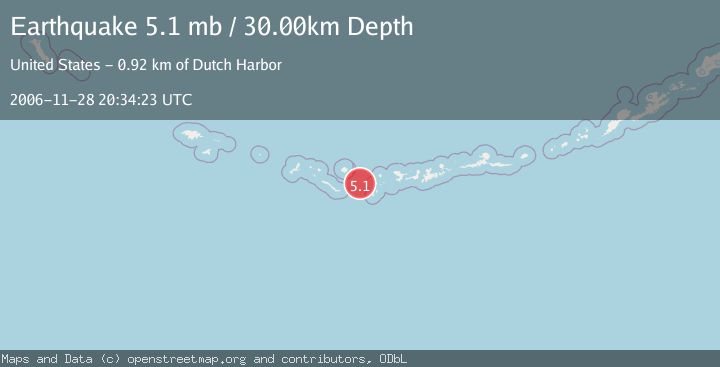 Map of ANDREANOF ISLANDS, ALEUTIAN IS.