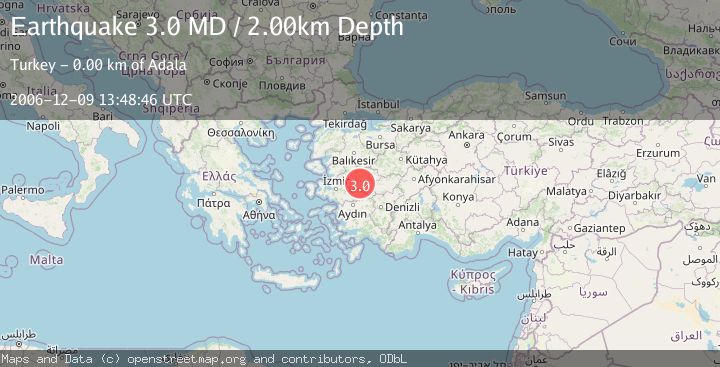 Map of WESTERN TURKEY