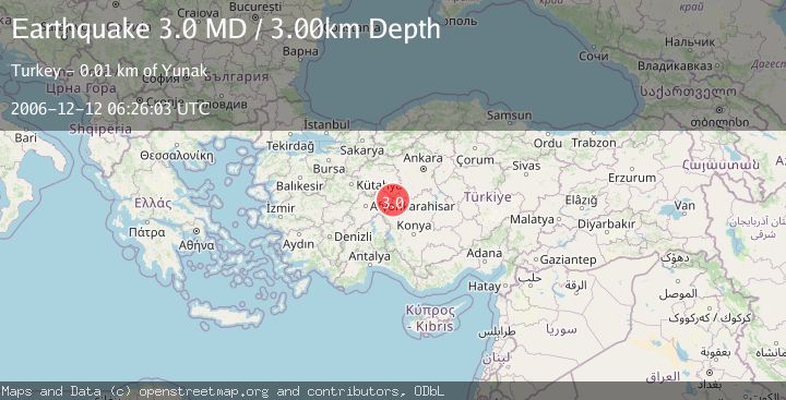 Map of WESTERN TURKEY