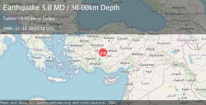 Map of WESTERN TURKEY