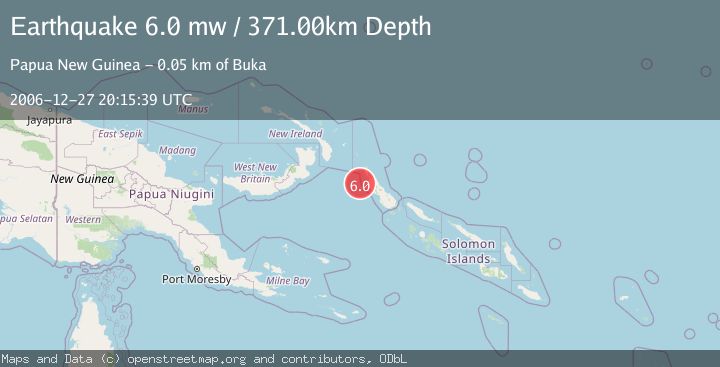 Map of BOUGAINVILLE REGION, P.N.G.