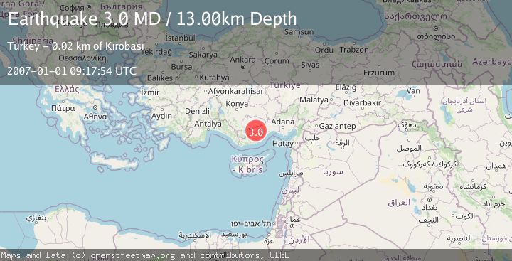 Map of CENTRAL TURKEY