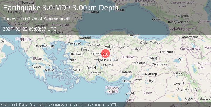 Map of CENTRAL TURKEY