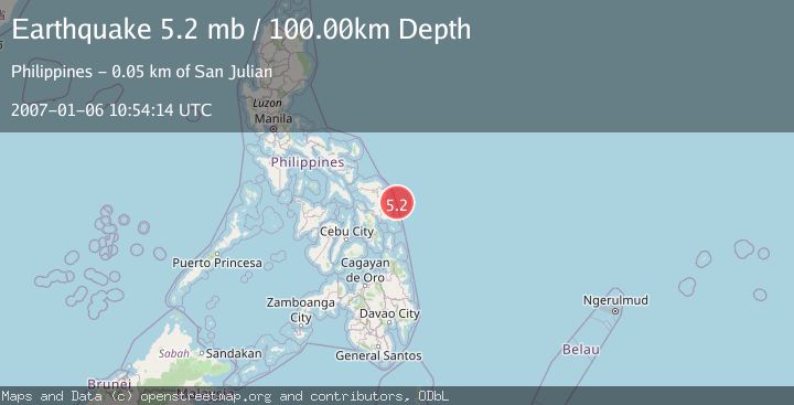 Map of SAMAR, PHILIPPINES
