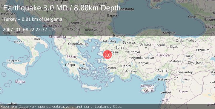Map of WESTERN TURKEY