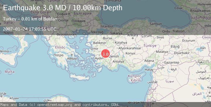 Map of WESTERN TURKEY