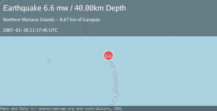 Map of MARIANA ISLANDS REGION