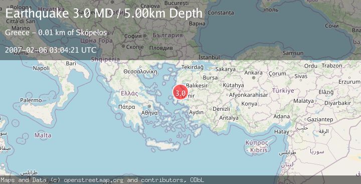 Map of NEAR THE COAST OF WESTERN TURKEY