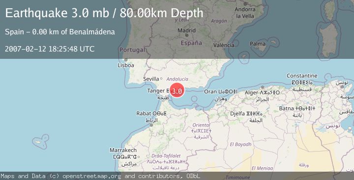Map of STRAIT OF GIBRALTAR