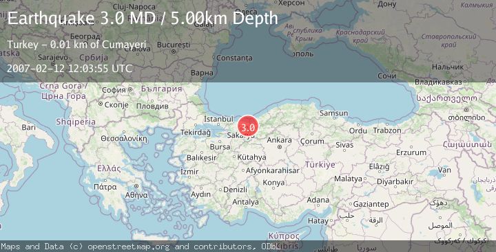 Map of WESTERN TURKEY