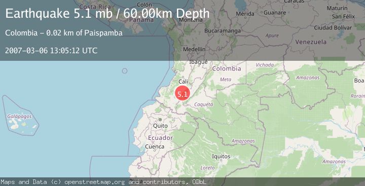 Map of COLOMBIA