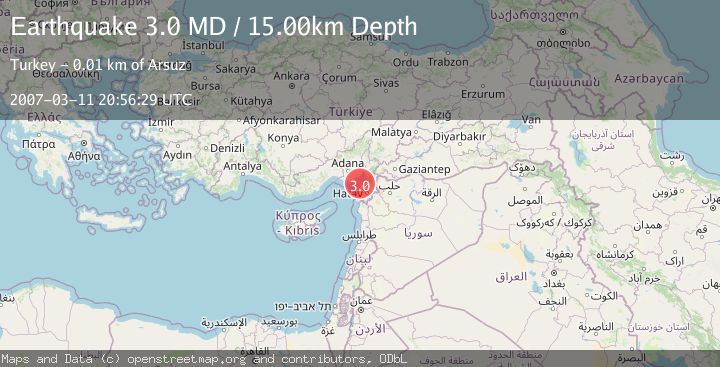 Map of CENTRAL TURKEY