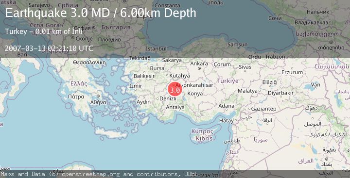 Map of WESTERN TURKEY