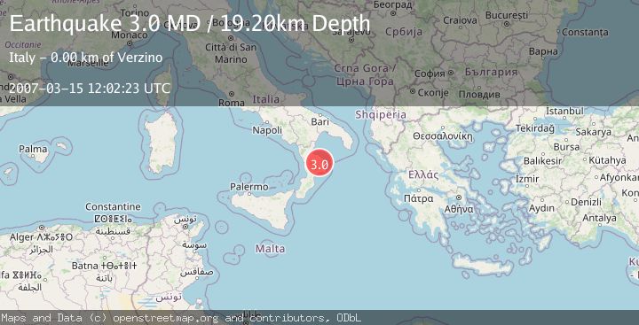 Map of SOUTHERN ITALY