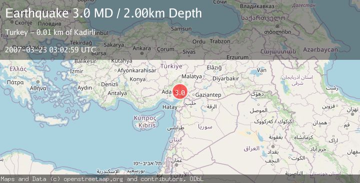 Map of CENTRAL TURKEY