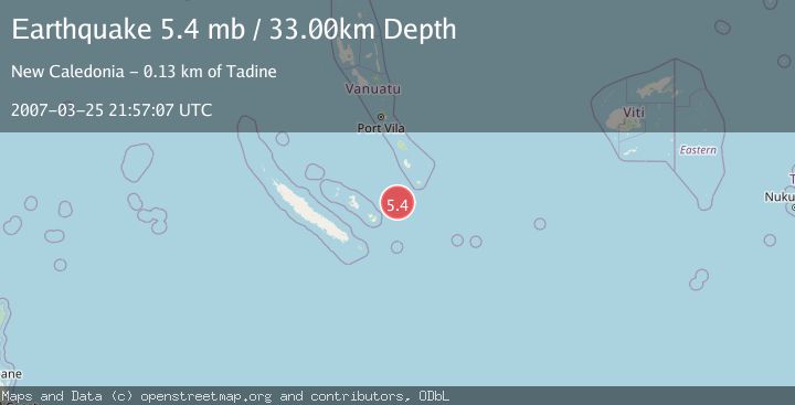 Map of LOYALTY ISLANDS