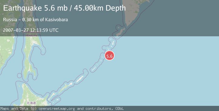 Map of KURIL ISLANDS