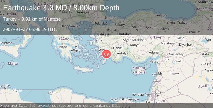 Map of WESTERN TURKEY