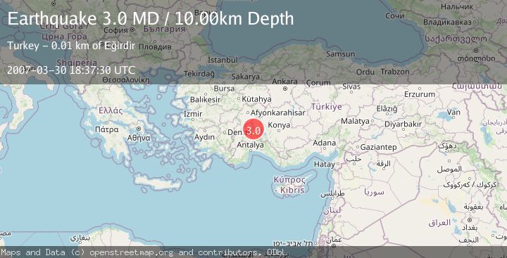 Map of WESTERN TURKEY