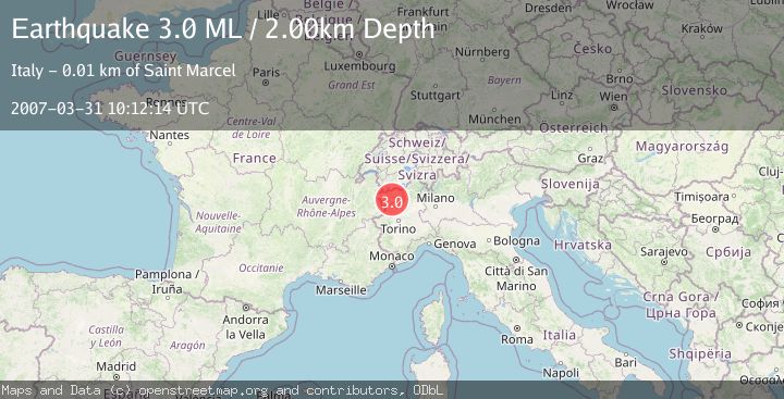 Map of NORTHERN ITALY