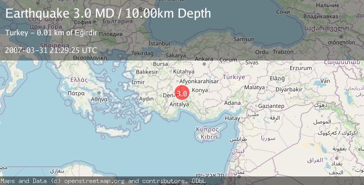Map of WESTERN TURKEY