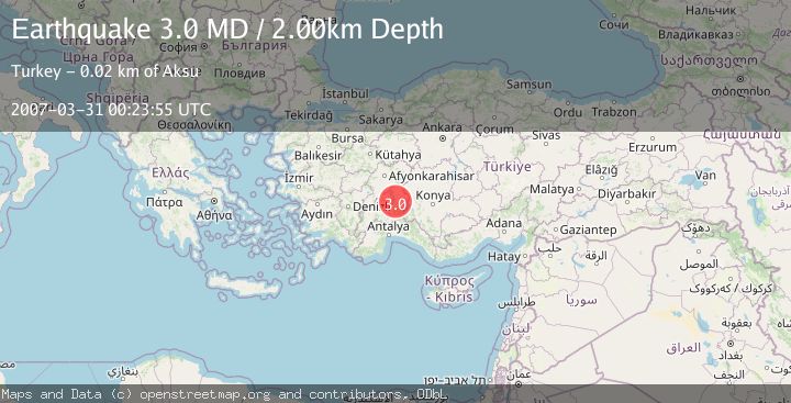 Map of WESTERN TURKEY