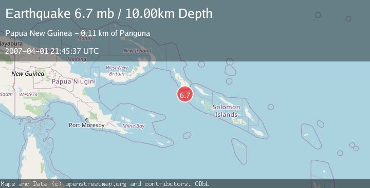 Map of SOLOMON ISLANDS