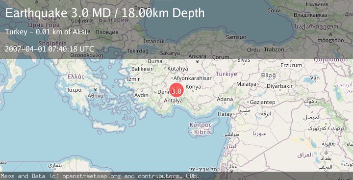 Map of WESTERN TURKEY