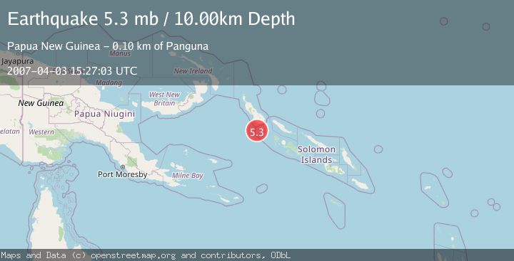 Map of SOLOMON ISLANDS