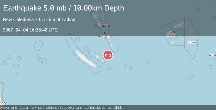 Map of LOYALTY ISLANDS