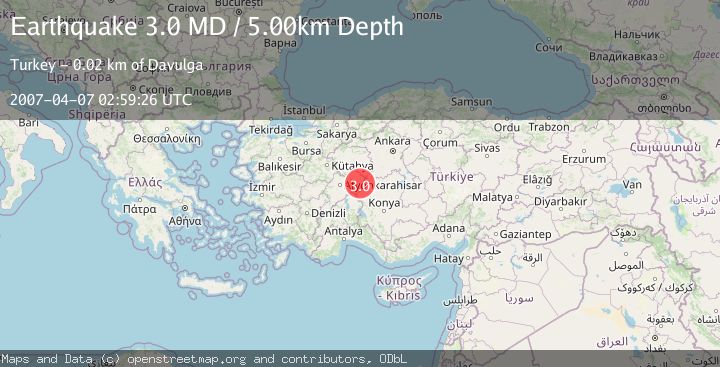 Map of WESTERN TURKEY