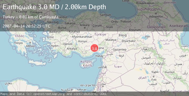 Map of CENTRAL TURKEY