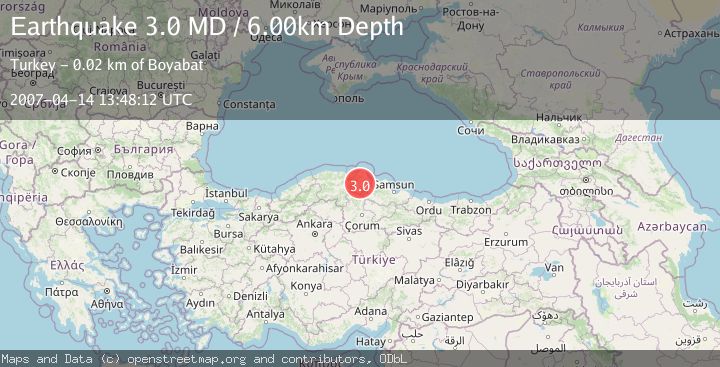 Map of CENTRAL TURKEY