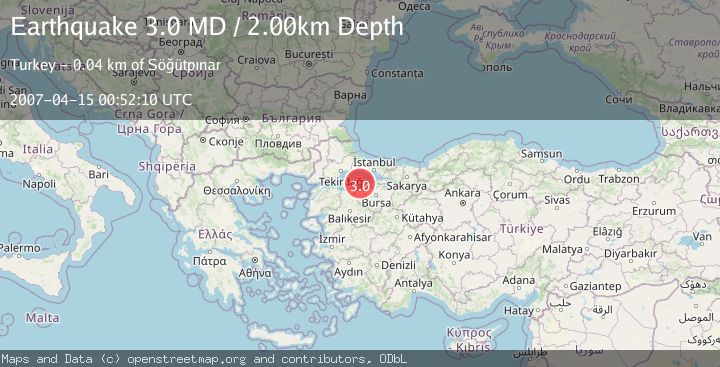 Map of WESTERN TURKEY